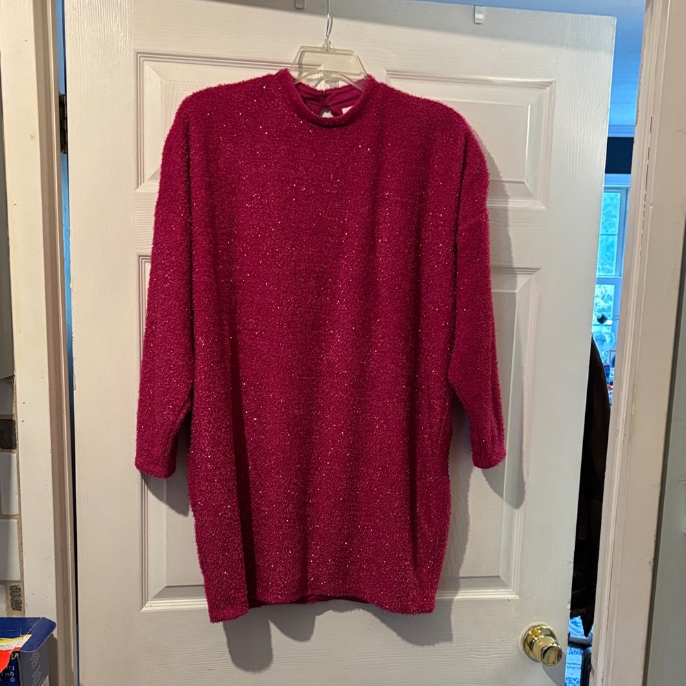 H&M Vibrant Pink Knit Top